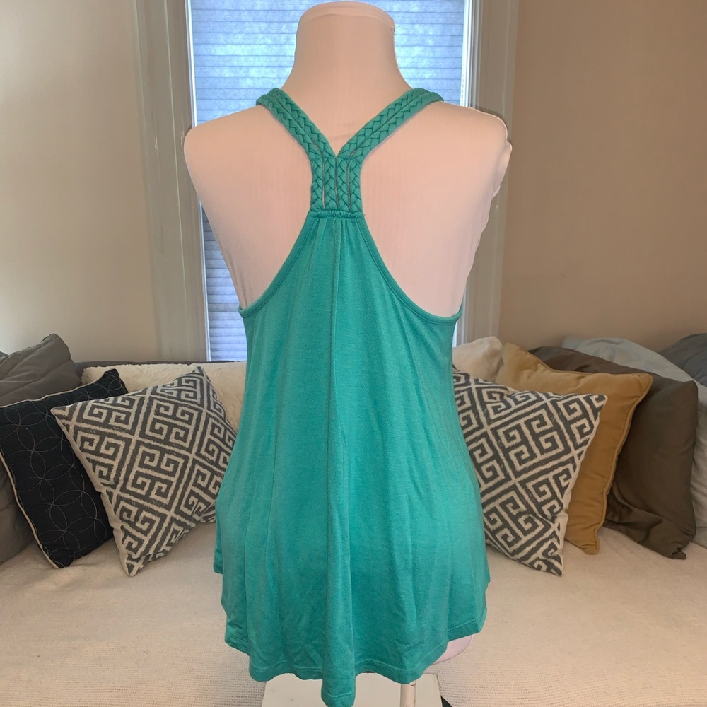 Teal tank top